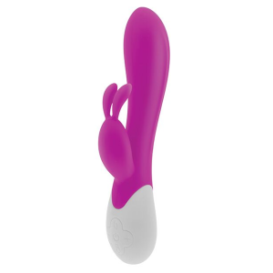 Вібратор-кролик S Pleasures Premium Corabi Rabbit, рожевий, вушка для клітора, 16 режимів, нагрів
