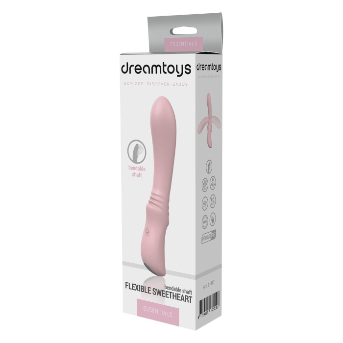 Вібратор гнучкий класичний Dream Toys Essentials Sweetheart рожевий