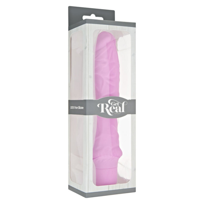 Вібратор реалістичний класичний Toy Joy Get Real Classic рожевий, Large