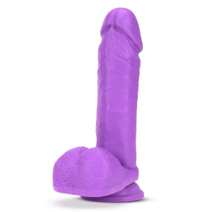 Фалоімітатор подвійної щільності з кібершкіри Blush Neo Elite фіолетовий