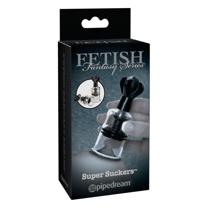 Помпи для сосків Pipedream Fetish Fantasy Series з механізмом, що обертається.