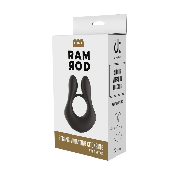 Кільце ерекційне для пеніса з вібрацією Dream Toys чорне
