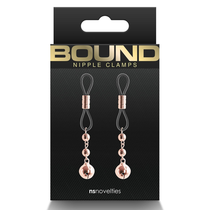 Затискачі для сосків NS Novelties Bound рожеве золото