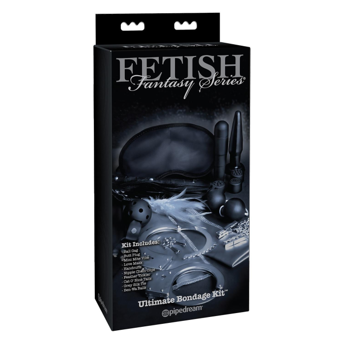Набір для БДСМ Pipedream Fetish Fantasy 10 предметів, чорний