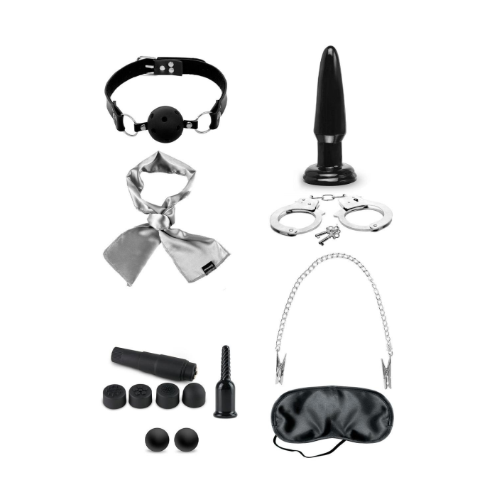Набір для БДСМ Pipedream Fetish Fantasy 10 предметів, чорний