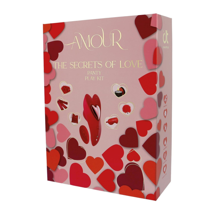 Набір еротичних аксесуарів Dream Toys Amour The Secrets Of Love червоний, 7 шт.