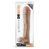 Фалоімітатор Гігант реалістичний Blush Dr. Skin Mr. Ed з яєчками, бежевий