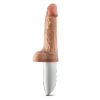 Вібратор на підставці Blush Dr. Skin Dr. Hammer з фрикціями та функцією нагрівання, з пультом