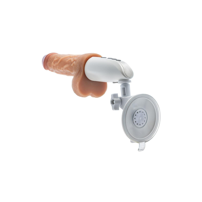 Вібратор на підставці Blush Dr. Skin Dr. Hammer з фрикціями та функцією нагрівання, з пультом