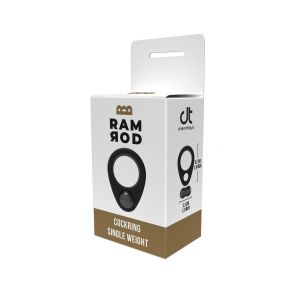 Ерекційне кільце Dreamtoys RAMROD з обтяжувачем, чорне