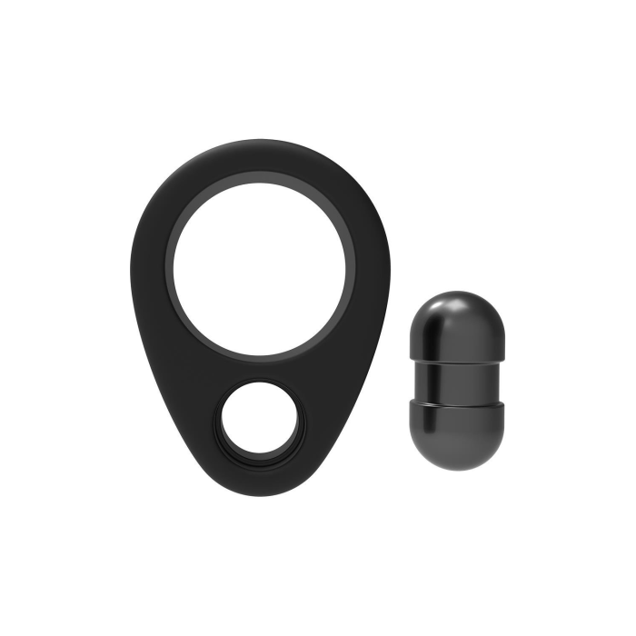 Ерекційне кільце Dreamtoys RAMROD з обтяжувачем, чорне