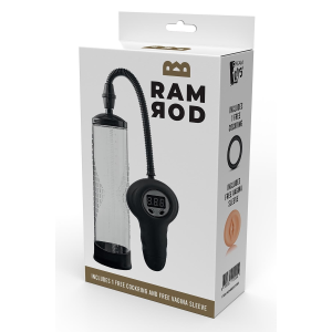 Помпа вакуумна автоматична Dreamtoys Ramrod з манометром, прозора