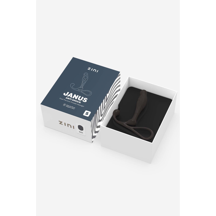 Масажер простати Zini Janus Anti Shock чорний, S