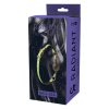 Кляп із кулькою люмінесцентний зелений Dreamtoys RADIANT Glow In The Dark Ball Gag із золотистою фурнітурою
