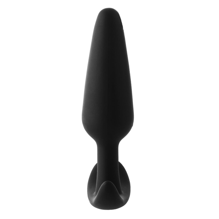 Анальний плаг чорний Dreamtoys FantASStic Smooth зі стопером у формі якоря, Large