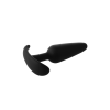 Анальний плаг чорний Dreamtoys FantASStic Smooth зі стопером у формі якоря, Large