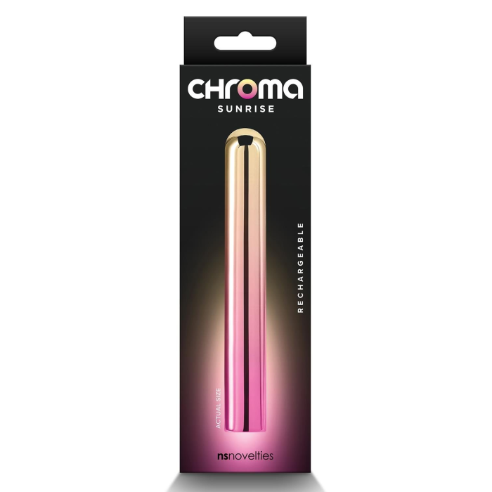 Віброкуля NS Novelties Chroma рожево-золотистий, L