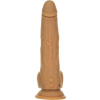 Фалоімітатор з пульсацією Naked ADDICTION Dominic 9″ Caramel, пульт ДК, діаметр 4,2 см
