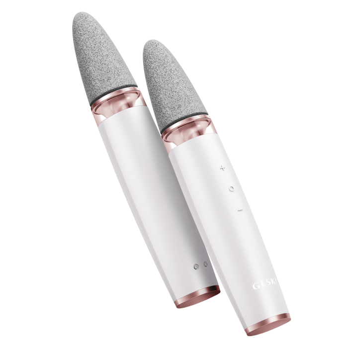 Шлифовальная пилка для стоп с дополнительными насадками GESKE Electric Pumice Foot Smoothing Multi-Pen 8в1 starlight