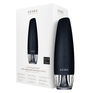 Антивозрастной LED-излучатель для восстановления кожи лица GESKE Anti-Aging Skin Renewer 9в1 black