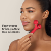 Електронний ультразвуковий ролик для обличчя GESKE Sonic Facial Roller 4в1 red