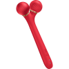 Електронний ультразвуковий ролик для обличчя GESKE Sonic Facial Roller 4в1 red