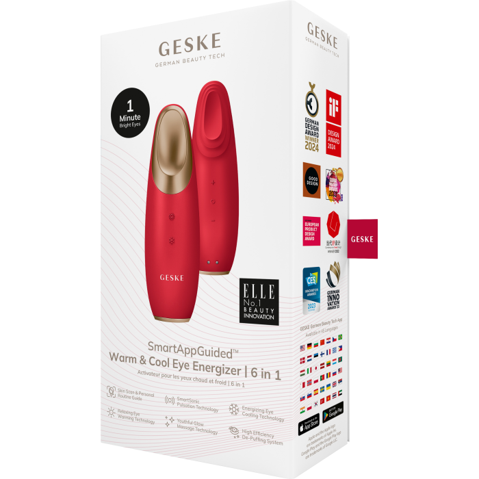 Енерджайзер для очей GESKE Warm & Cool Eye Energizer 6в1 red