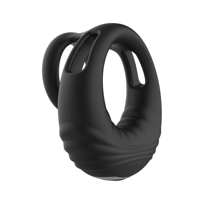 Ерекційне віброкільце Dreamtoys Ramrod з пультом, чорне