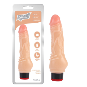 Вібратор реалістичний Chisa Real Touch S на батарейках, бежевий