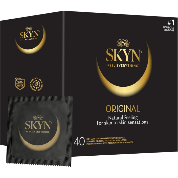 Безлатексні преміум-презервативи SKYN Original 40 шт