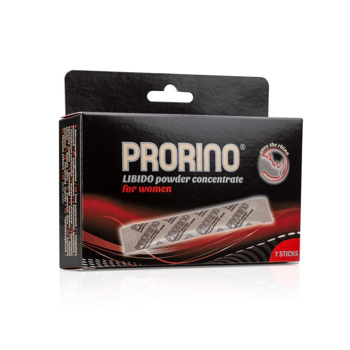 Збудливий порошок для жінок ERO PRORINO black line libido powder concentrate (в упаковці 7 шт. стиків по 5 гр)