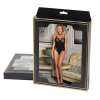 Боді з мереживом Star Night чорне, XL