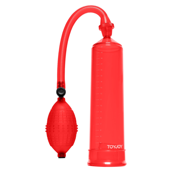 Вакуумна помпа для члена Toy Joy Power Pump механічна, червона
