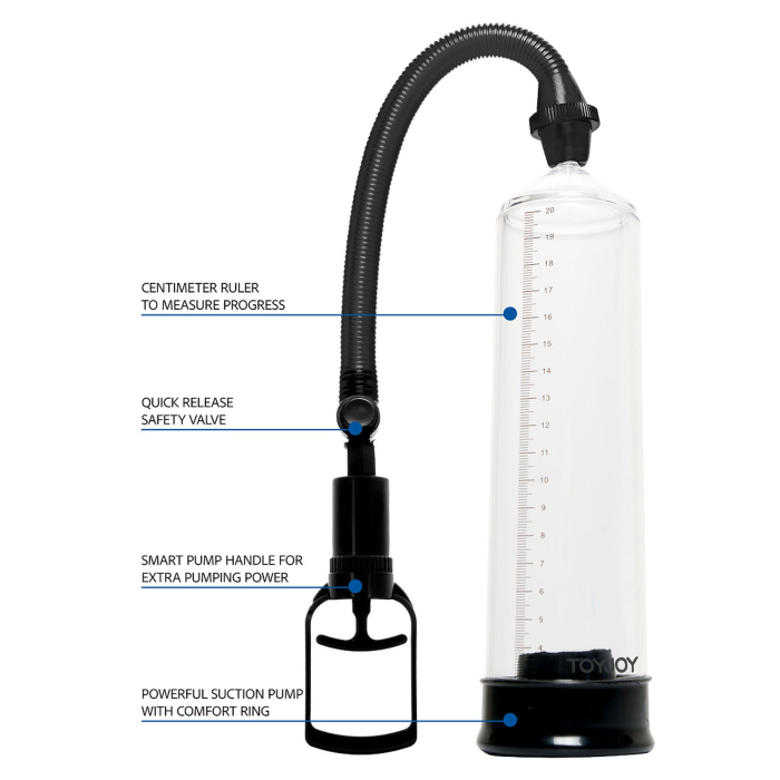 Вакуумна помпа для члена Toy Joy Power Pump механічна, чорна