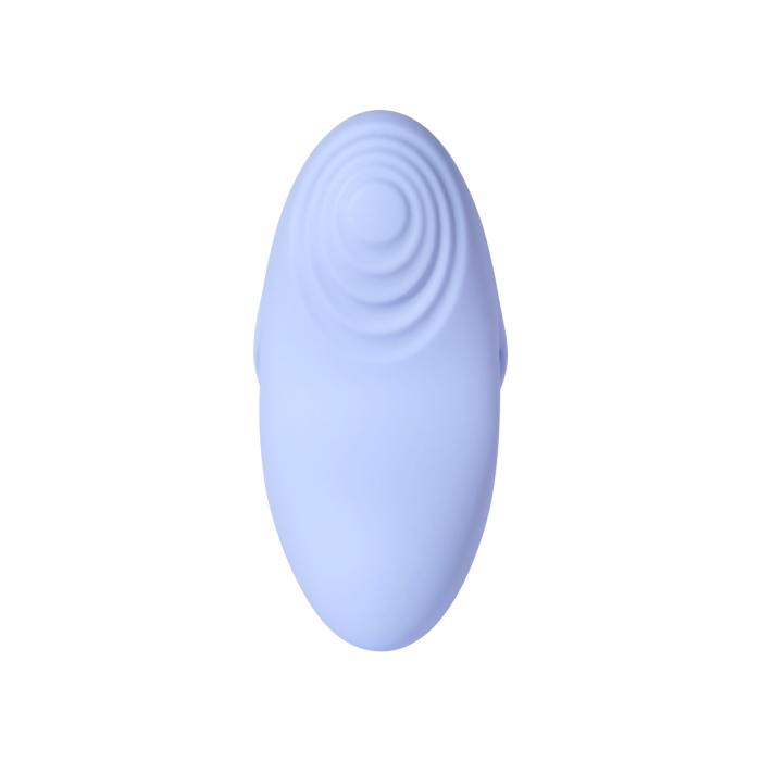 Смарт-вібратор для клітора Svakom Echo 2 Sky Blue, підігрів до 38 °C, знімна насадка на палець