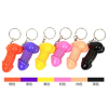 Брелок у вигляді пеніса на пружині Roomfun SEXY MOBILE Key Ring чорно-золотий