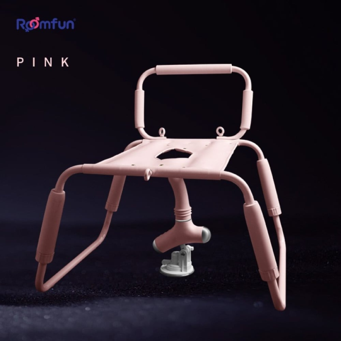 Стілець для сексу Roomfun Horse Chair регульований, рожевий