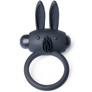 Вібро-ерекційне кільце у вигляді кролика Easy Toys Bunny Vibe чорне