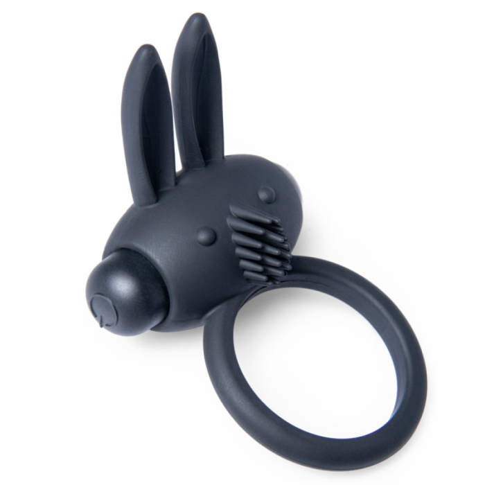 Вібро-ерекційне кільце у вигляді кролика Easy Toys Bunny Vibe чорне