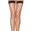 Панчохи у велику сітку Music Legs, чорні, One Size