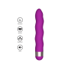 Вібратор багатошвидкісний Toy Joy Funky Wave Viberette хвилеподібної форми, колір фуксія
