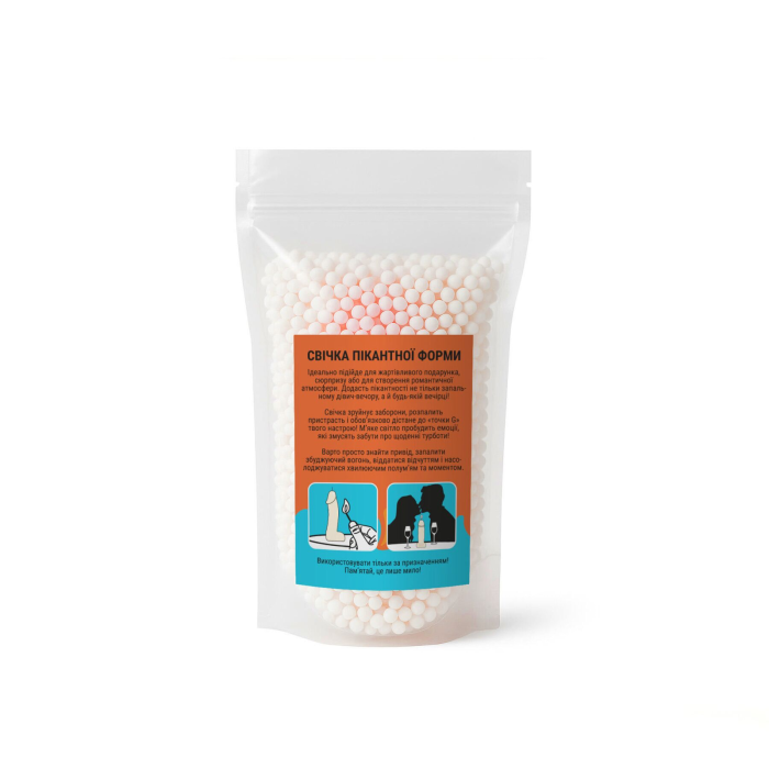 Свічка у вигляді члена Чистий Кайф LARGE Orange