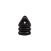 Ерекційне кільце Chisa GK Power Triangle++ Ring з утяжкою на мошонку, чорне
