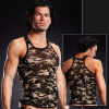 Майка чоловіча в стилі мілітарі Blue Line Pro-Mesh Racerback Tank Camouflage хакі, L/XL