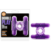 Ерекційне віброкільце Blush DOUBLE PLAY фіолетове