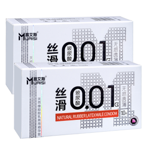 Презервативи ультратонкі латексні Muaisi White 0.01 мм (ціна за упаковку, 10 шт.)