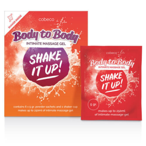 Порошок/Масажна олія Cobeco Shake Powder Shaker, 5 г х 6 шт.