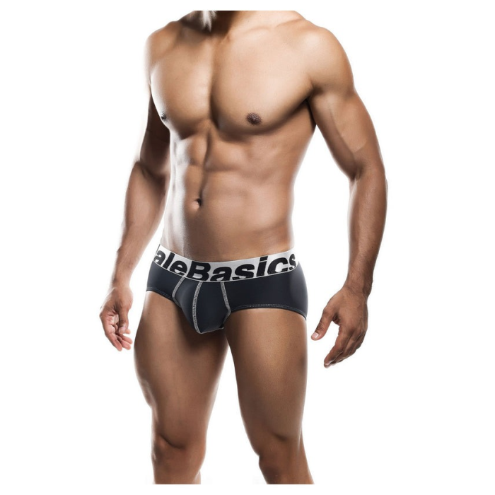 Чоловічі труси MaleBasics Microfiber Brief з мікрофібри, сірі, S