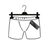 Чоловічі труси MaleBasics Microfiber Brief з мікрофібри, сірі, S