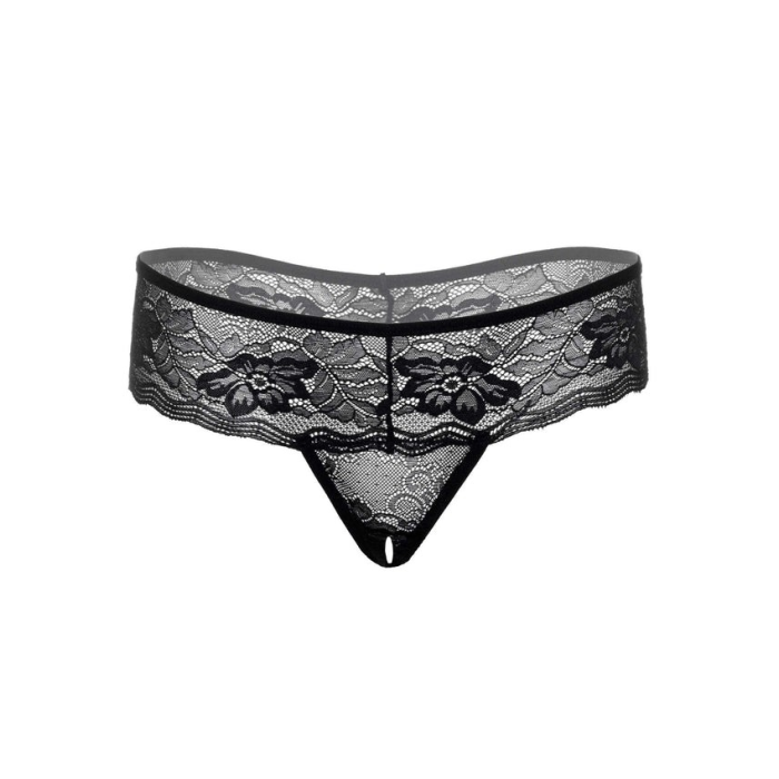 Стринги з відкритим доступом Daring Intimates Jane мереживні, чорні, S-M